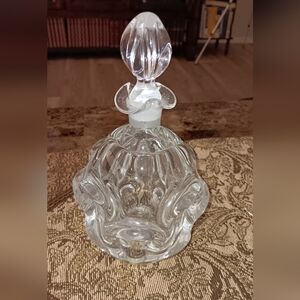 Elegant Clear Glass Carafe Bottle
